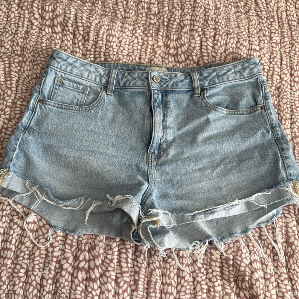 PACSUN Women’s 31 MOM SHORT Blue Jean Shorts